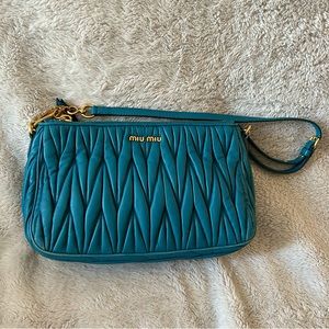 Authentic Miu Miu Matelassé Shoulderbag